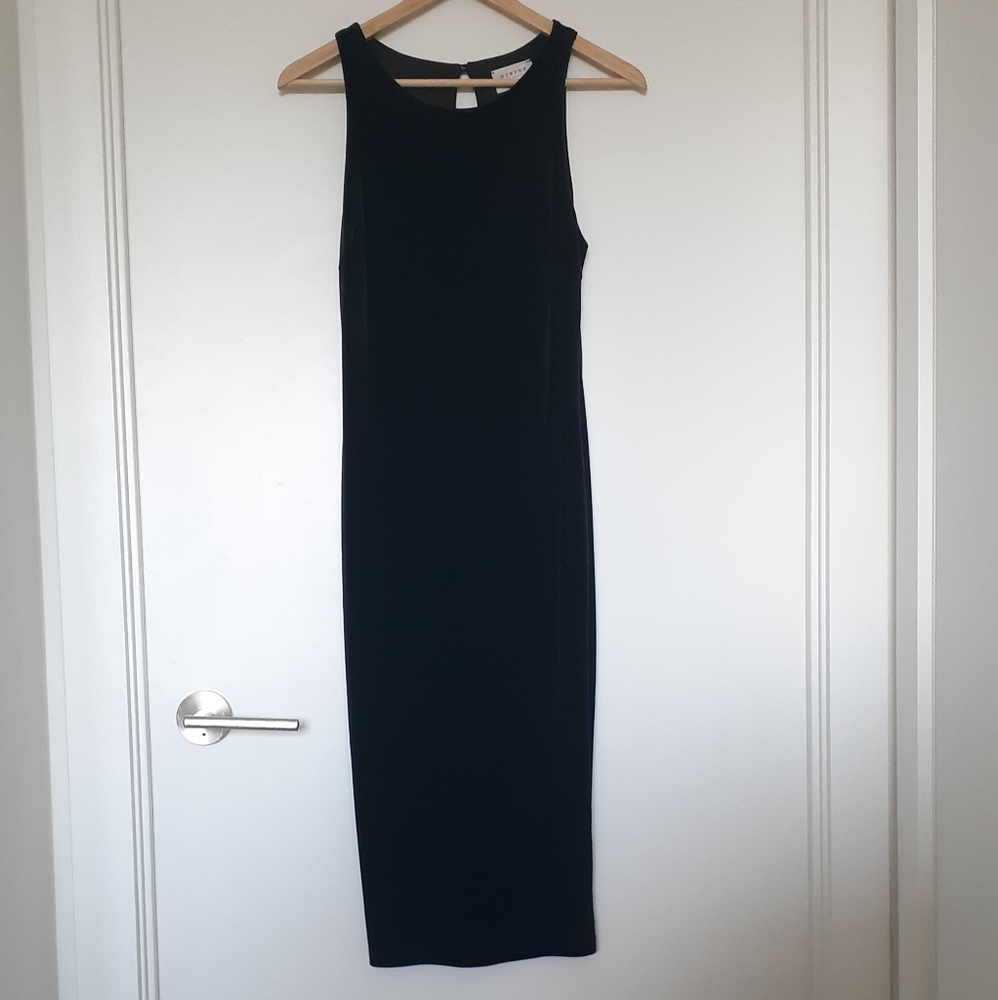 Nymphe Los Angeles Black Velvet Dress